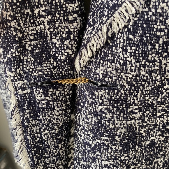 Talbots Fringed Edge Tweed Jacket - Picture 9 of 13